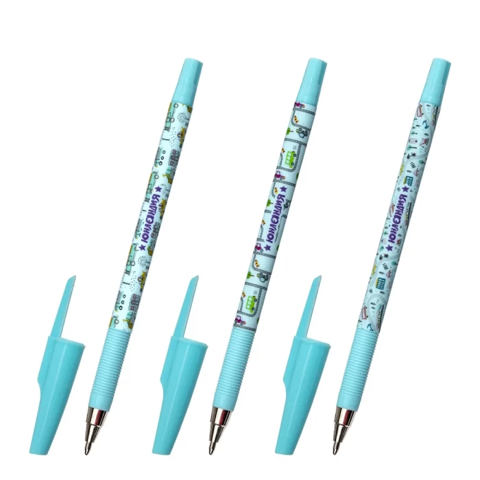 Ручка шариковая синяя CARS ЮНЛАНДИЯ арт 143728