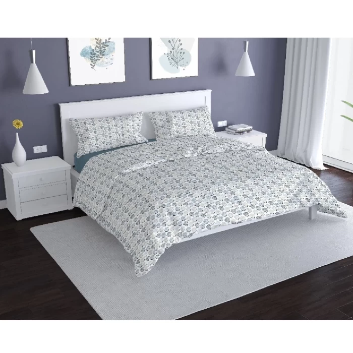 Комплект постельного белья двуспальный ТМ "ЦУМ" Бирюза