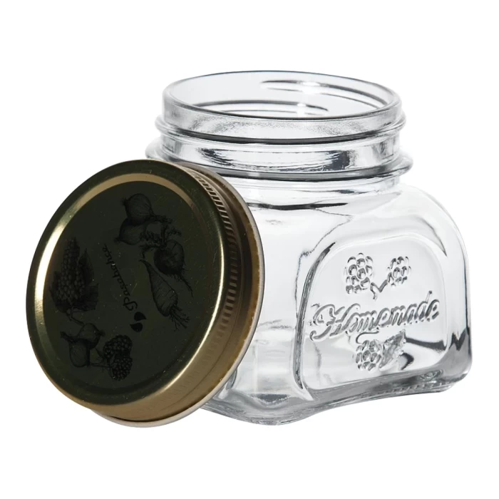 Банка с металлической  крышкой  Хоммейд