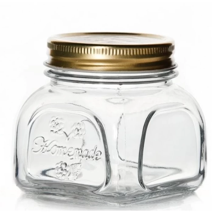 Банка с металлической  крышкой  Хоммейд