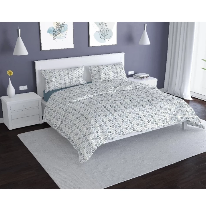 Комплект постельного белья Евро ТМ ЦУМ" Бирюза