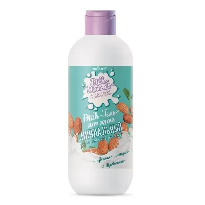 Гель для душа Белита Milk Moments Миндальный 400мл 