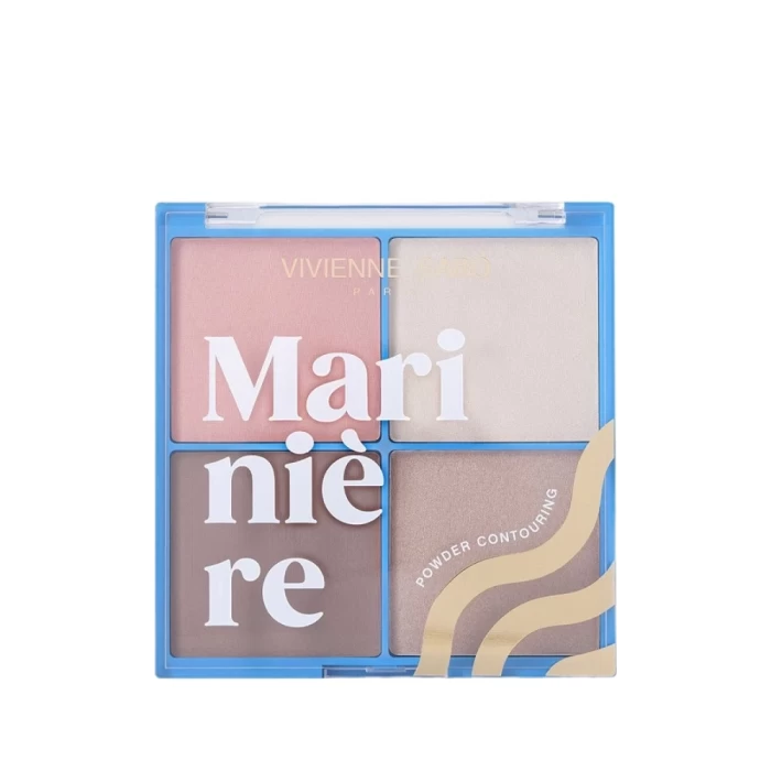 Палетка для скульптурирования лица Vivienne Sabo Mariniere пудровая 17.2 г