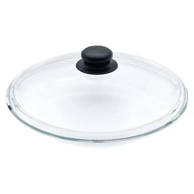 Крышка из боросиликатного стекла с бакелитовой ручкой 28 см, арт.G280