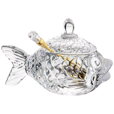 Икорница с ложкой Lefard Muza Рыбка