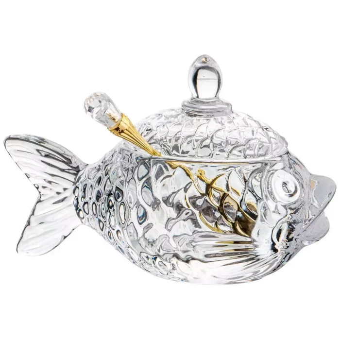 Икорница с ложкой Lefard Muza Рыбка