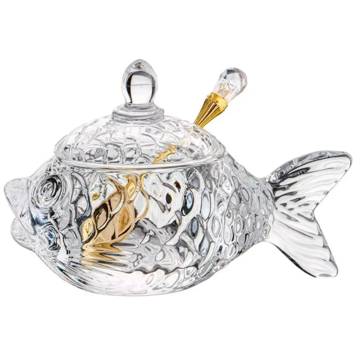 Икорница с ложкой Lefard Muza Рыбка