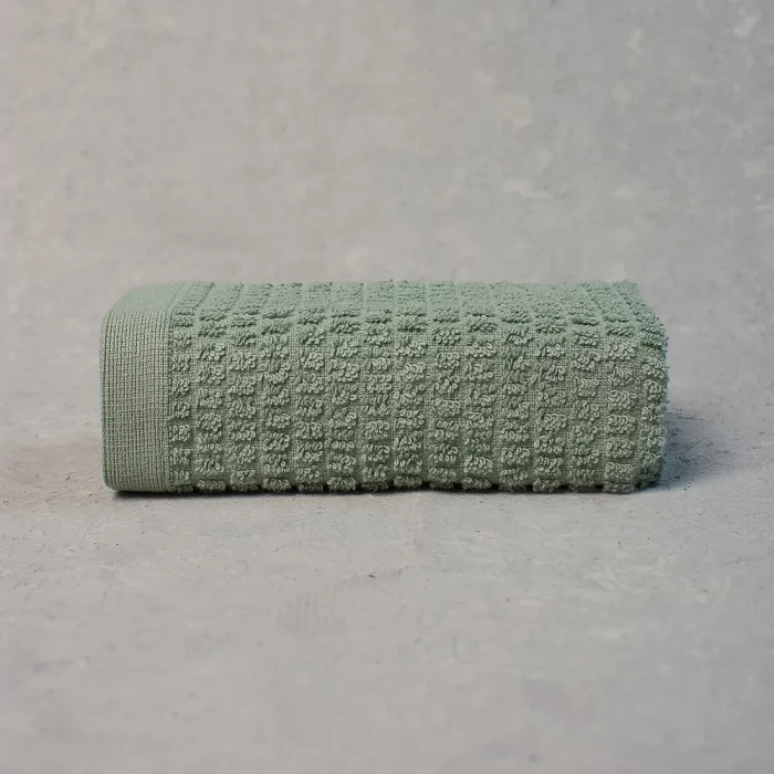 Полотенце махровое ТМ "ЦУМ" Полоса светло зеленый