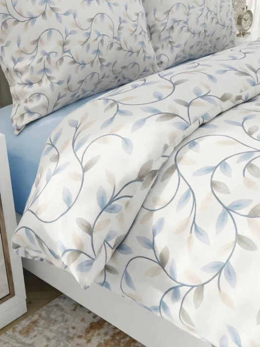 Комплект постельного белья Дуэт ТМ "ЦУМ" Голубые листья