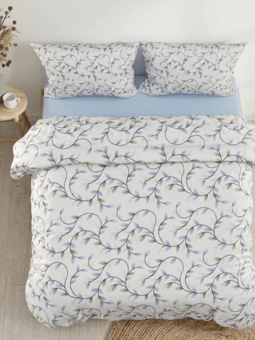 Комплект постельного белья Дуэт ТМ "ЦУМ" Голубые листья