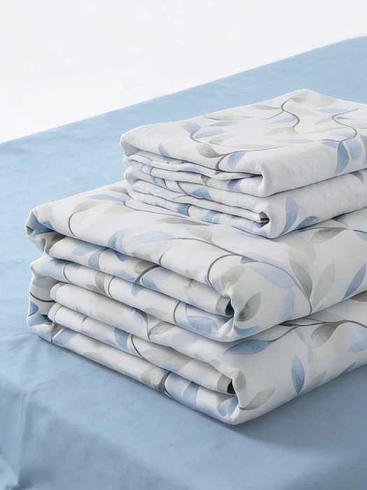 Комплект постельного белья Дуэт ТМ "ЦУМ" Голубые листья