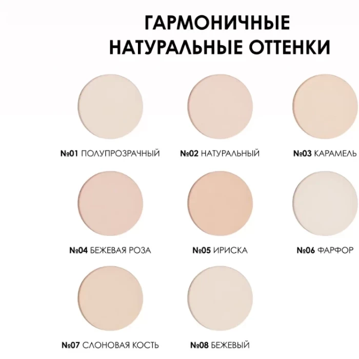 Пудра компактная для лица Seventeen матирующая