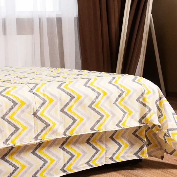 Комплект постельного белья Полуторный ТМ "ЦУМ" Зиг-заг 8480