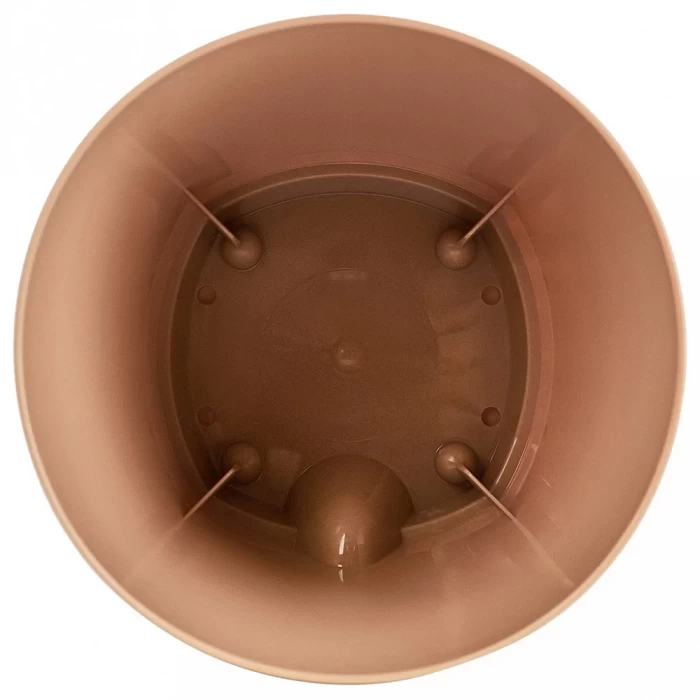 Горшок для цветов InGreen  Amsterdam с прикорневым поливом молочный шоколад