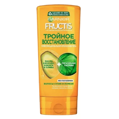 Бальзам-ополаскиватель Garnier Fructis Тройное Восстановление 387мл