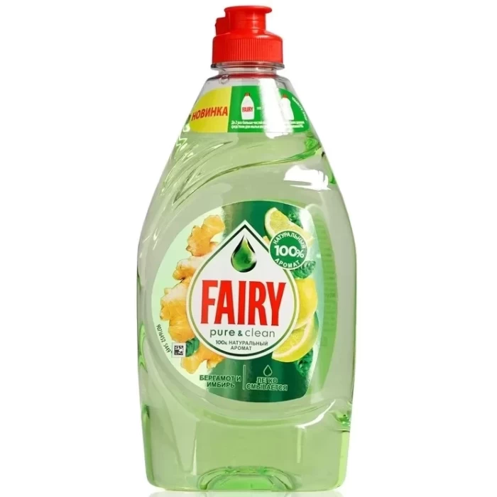 Средство для мытья посуды Fairy  Бергамот и Имбирь 450мл