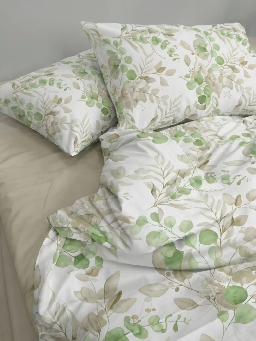 Комплект постельного белья двуспальный ТМ "ЦУМ" Листья