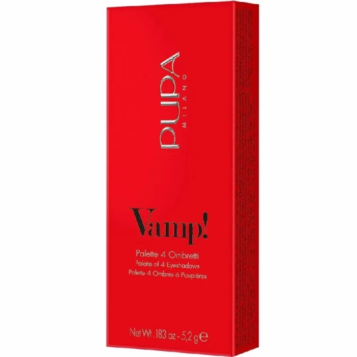Палетка теней Pupa Vamp! 4 Eyeshadow Palette