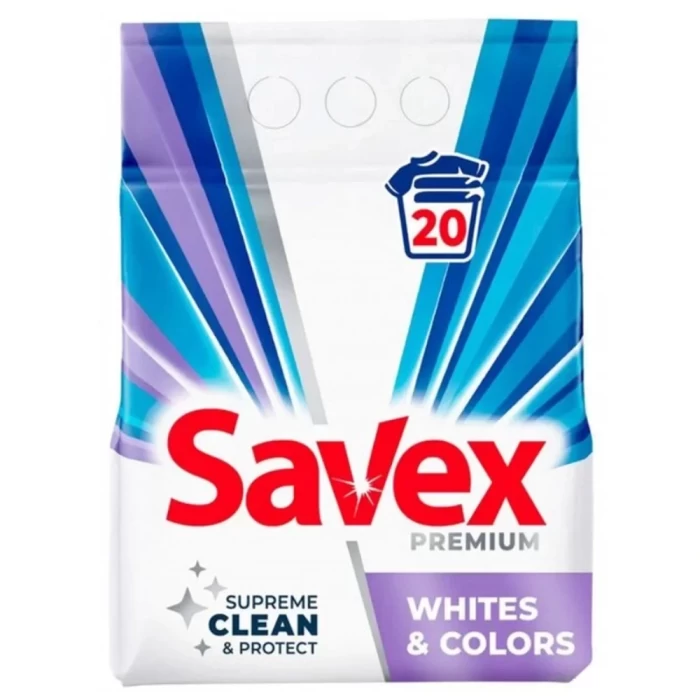 Стиральный порошок Savex Premium Whites Colors Automat 2кг