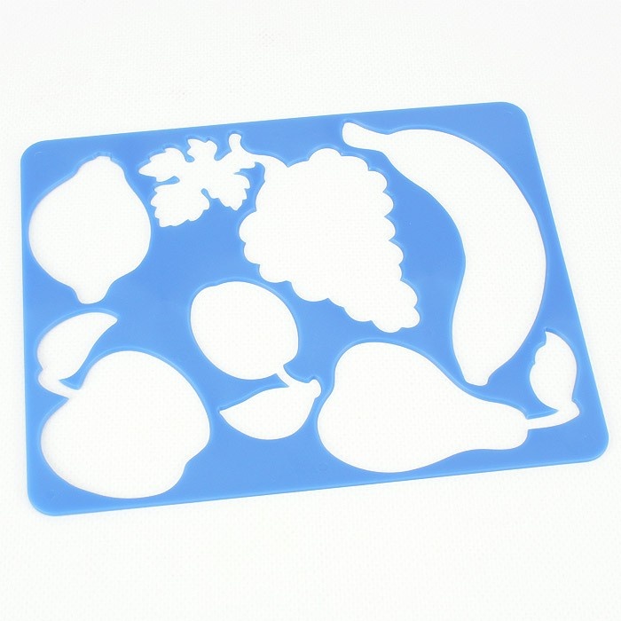 Трафарет с фигурами "Фрукты" арт.9с451-08