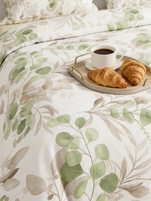 Комплект постельного белья полуторный ТМ "ЦУМ" Листья