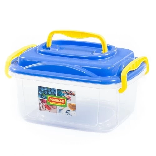 Контейнер  Полесье №55 с крышкой, 370х255х207 мм 8,6 л, арт.73297                                   