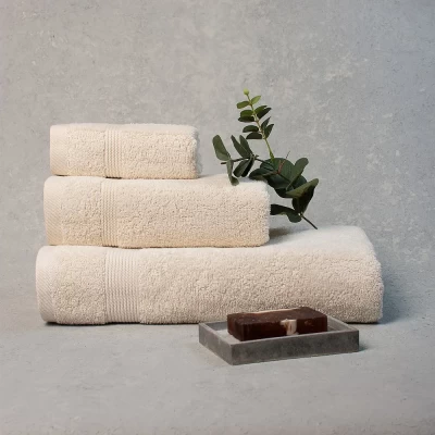 Полотенце махровое ТМ "ЦУМ" Бордюр белый