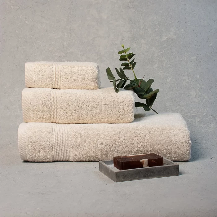 Полотенце махровое ТМ "ЦУМ" Бордюр белый