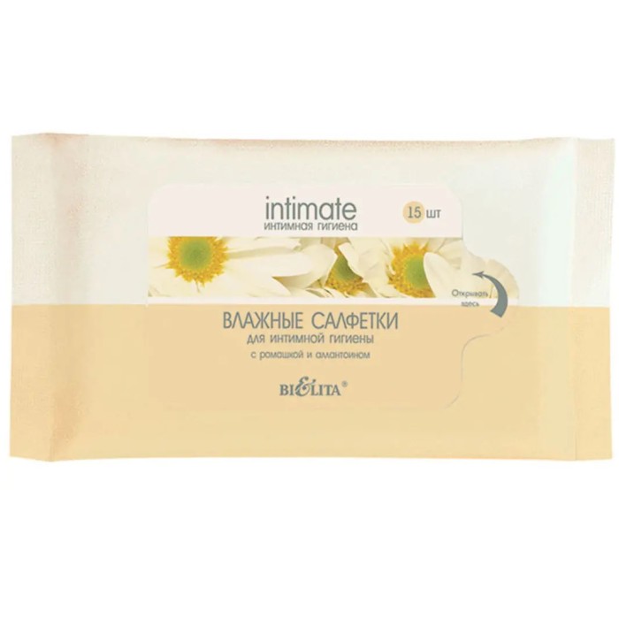 Влажные салфетки для интимной гигиены Белита Intimate 15шт