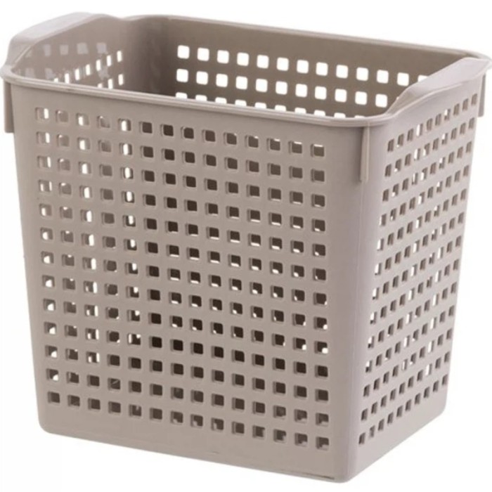 Корзинка ВиолетПласт Лофт Темно-серый 2,8л 20х13,5х16,5см арт.642008