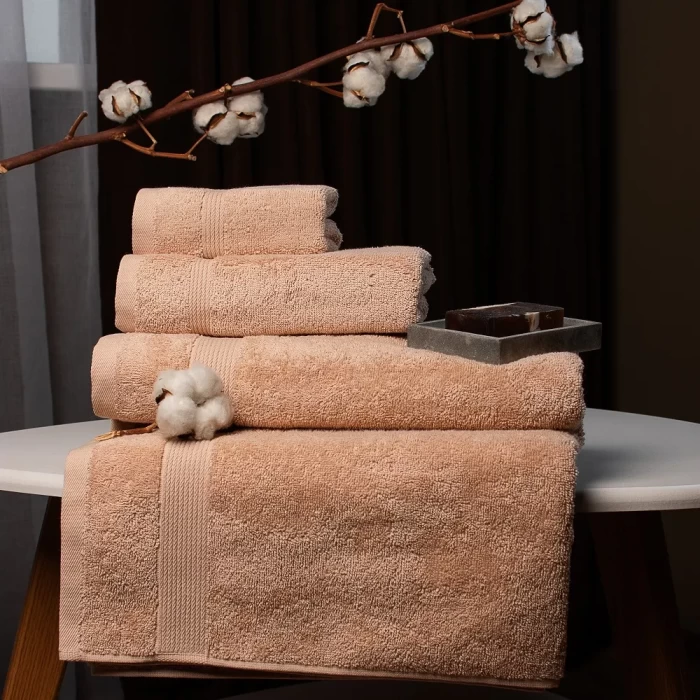 Полотенце махровое ТМ "ЦУМ" Бордюр беж