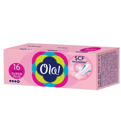 Тампоны Ola super plus шелковистая поверхность 16шт
