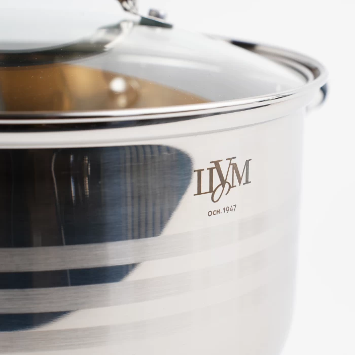 Кастрюля с крышкой ТМ "ЦУМ" MSF-3894, от 1,5 до 5 л.