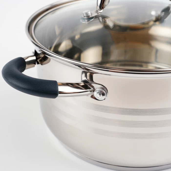 Кастрюля с крышкой ТМ "ЦУМ" MSF-3894, от 1,5 до 5 л.