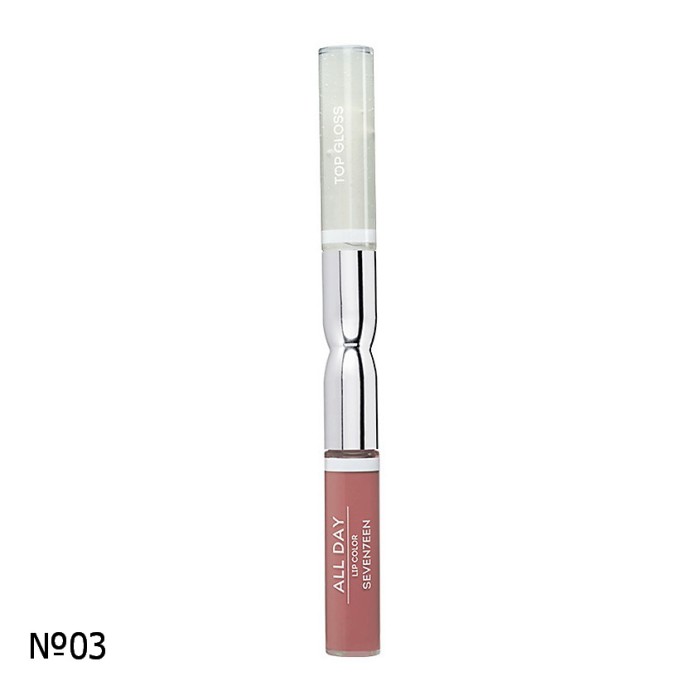 Жидкая стойкая помада-блеск Seven7een All Day Lip Color& Top Gloss