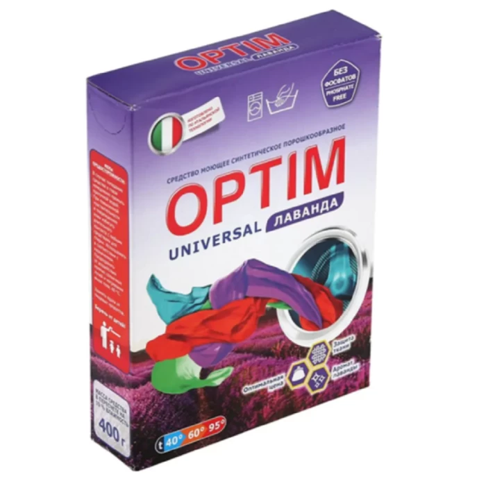 Стиральный порошок Бархим Optim Universal Лаванда 400гр