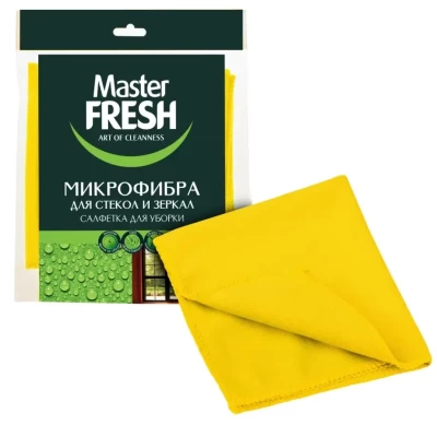 Салфетка Master Fresh для стекол и зеркал