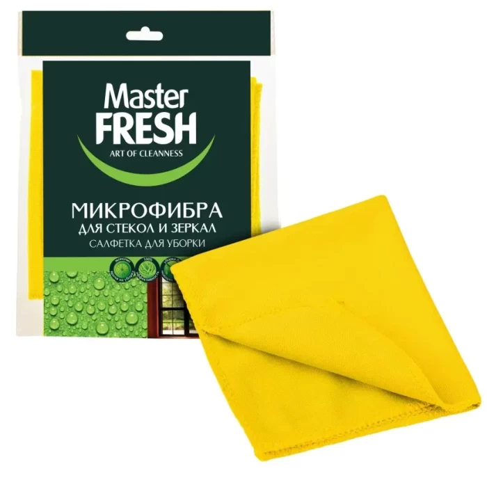Салфетка Master Fresh для стекол и зеркал