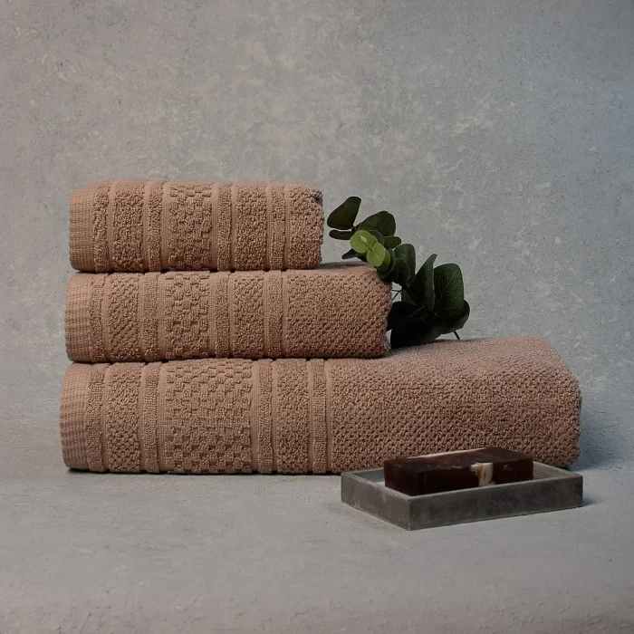 Полотенце махровое ТМ "ЦУМ" Рисо беж