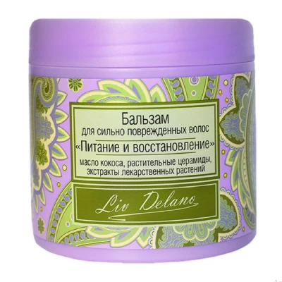 Бальзам Liv Delano Питание и восстановление для сильно поврежденных волос 350г