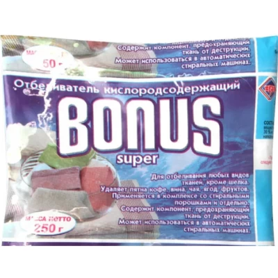 Отбеливатель Бонус супер 250гр