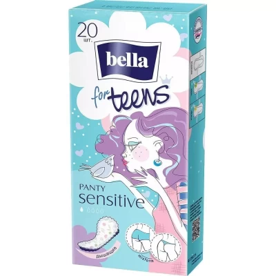 Прокладки ультратонкие Bella For Teens Panty Sensitive 20шт