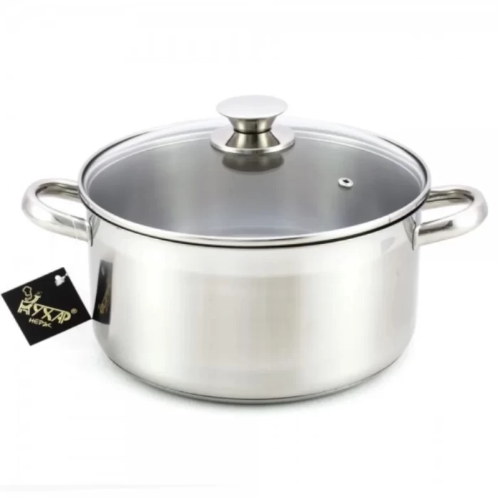 Кастрюля Кухар Крокус Традиция со ст. кр. 5,0 л