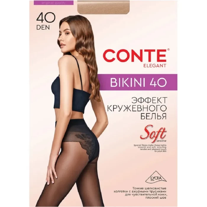 Колготки женские Conte Elegant Bikini 40 den