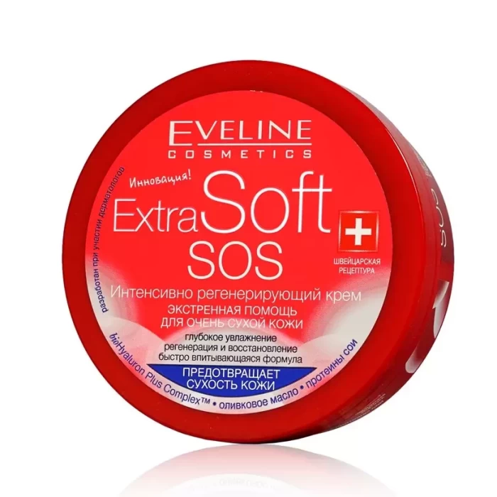 Крем для тела Eveline Cosmetics Sos Extra Soft Регенерирующий 200мл