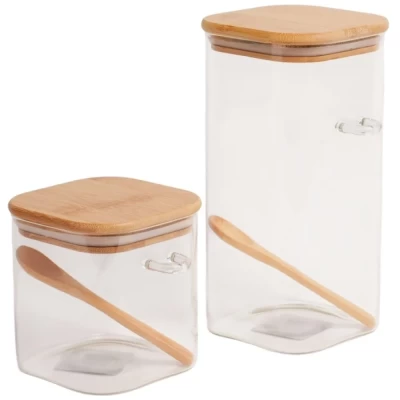 Банка для хранения с ложкой AX7055-1 1,2 л