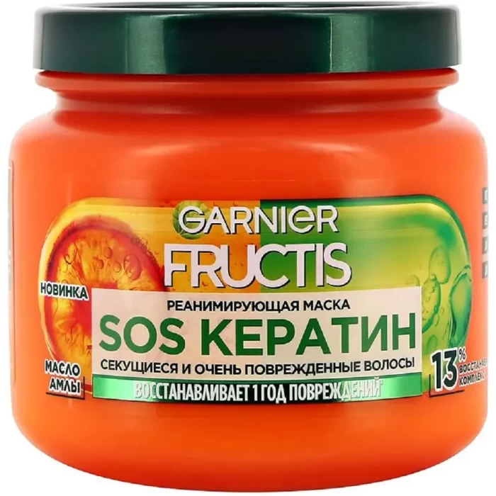 Маска для волос реанимирующая Fructis SOS Кератин 320мл
