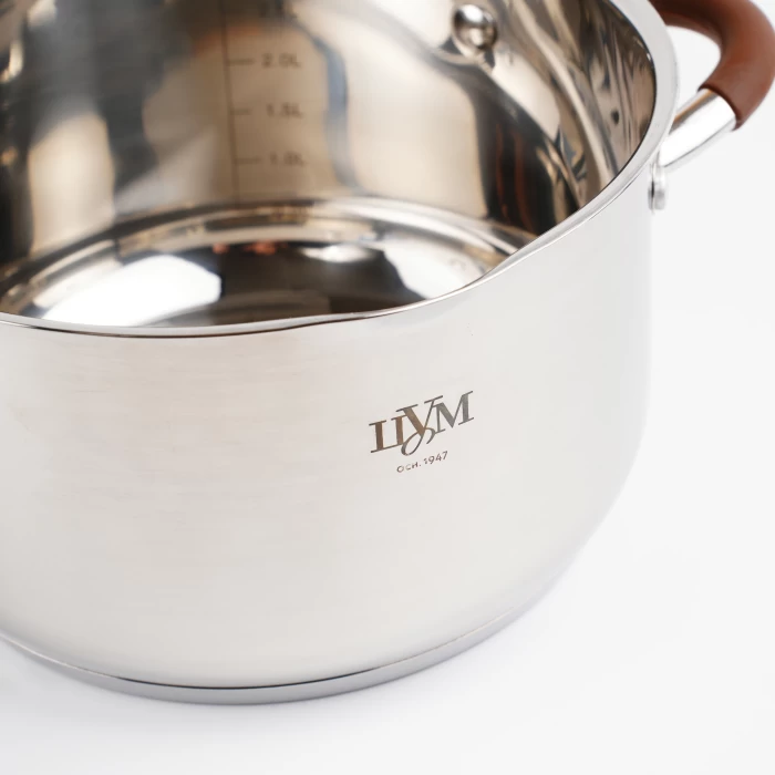 Кастрюля с крышкой ТМ "ЦУМ" MSF-3897, от 2 до 5 л.