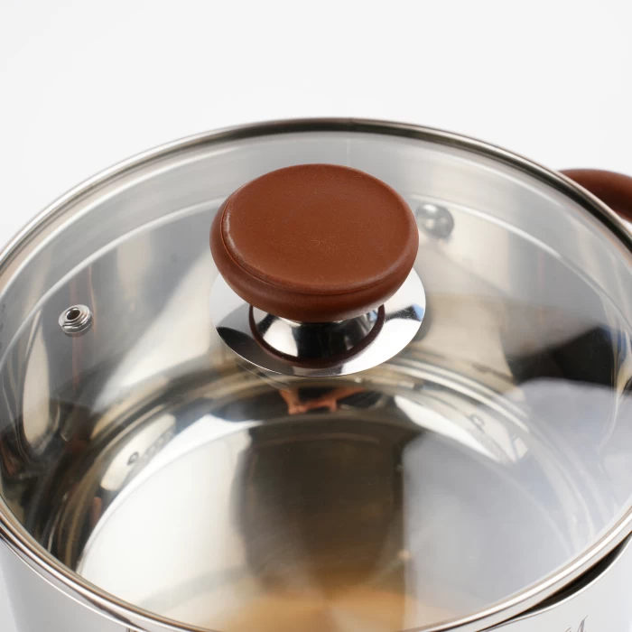 Кастрюля с крышкой ТМ "ЦУМ" MSF-3897, от 2 до 5 л.