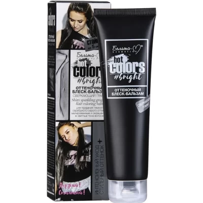 Оттеночный блеск-бальзам Белита Hot colors Сверкающий графит